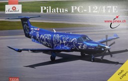 Bild von Pilatus PC-12/47E CH-Version Hans Erni Plastikmodellbausatz Amodel 1:72 Limited Edition